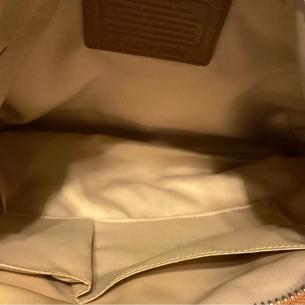 Coach Kristin Leather Hobo Crossbody Bag Brown - Picture 5 of 6